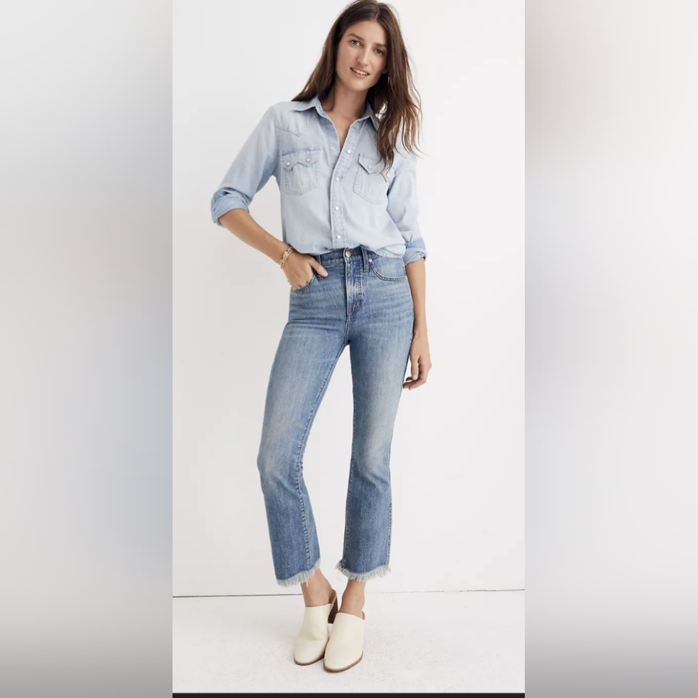 Madewell Cali Demi-boot jeans Size 25P